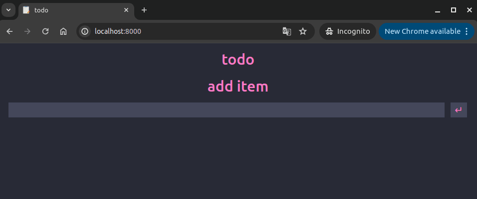 Todo App - Without Data